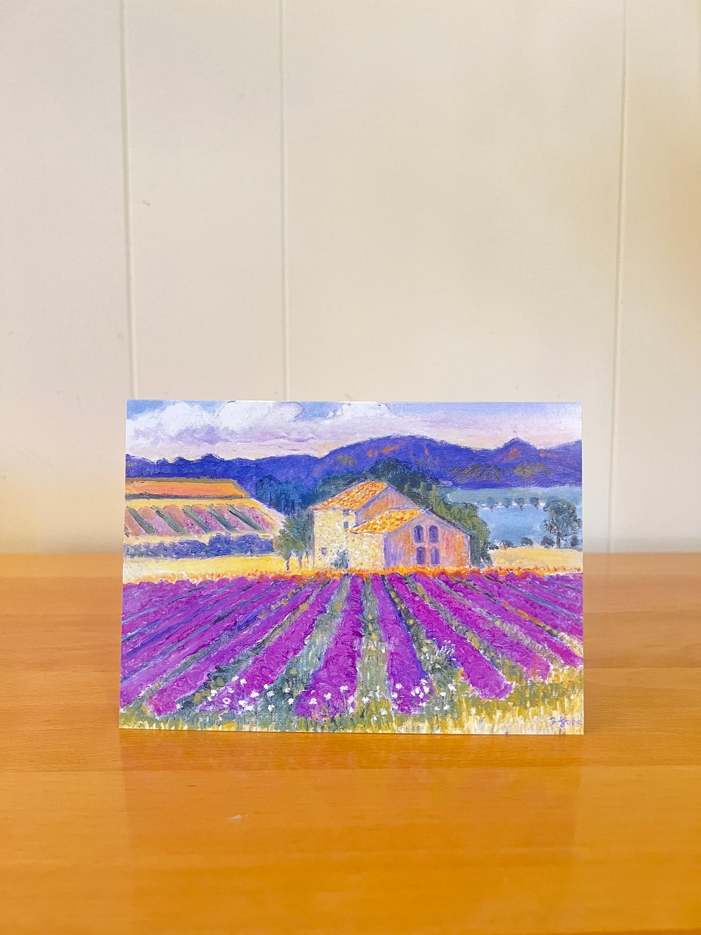 Lavender Fields Card